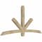 Ekena Millwork Alberta Rough Sawn Timber Gable Bracket, Douglas Fir, 84"W x 42"H x 4"D x 4"F, 12/12 Pitch GBW084X42X0404ALB00RDF - alternate 2
